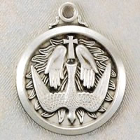 sterling silver Confirmation medal